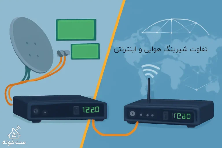 تفاوت شیرینگ هوایی و اینترنتی